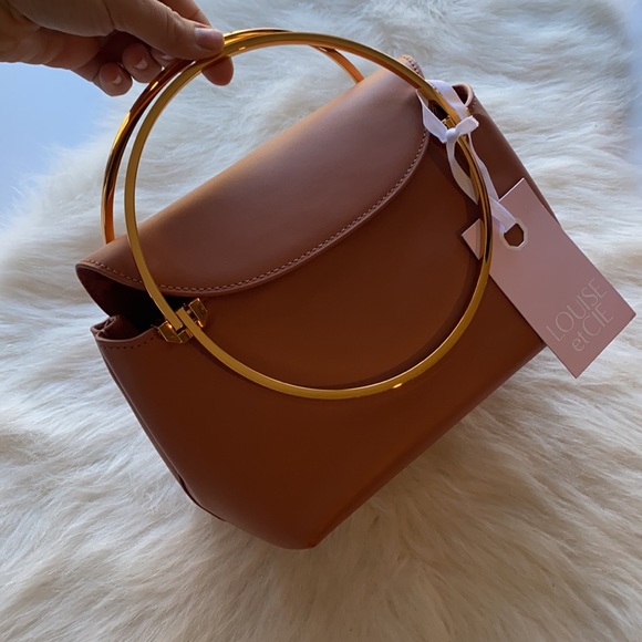 Louise Et Cie Diam Top Leather Hand Bag Purse - Picture 8 of 8